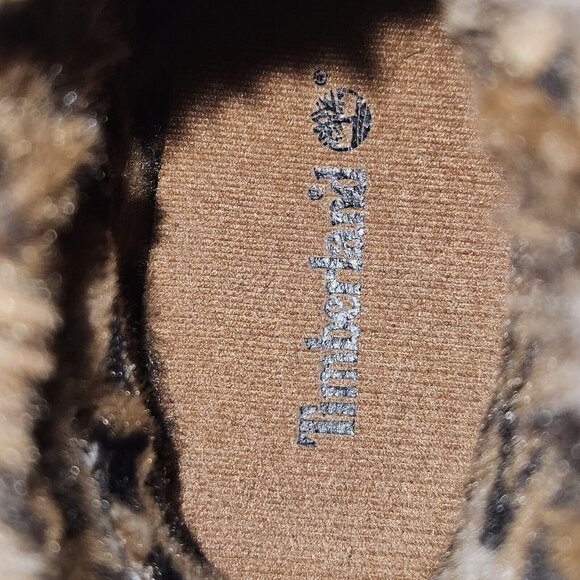 Timberland Leather Ankle Boot Womens 9 Skyla Bay Brown Faux Fur Lined A5U48 - Picture 9 of 15